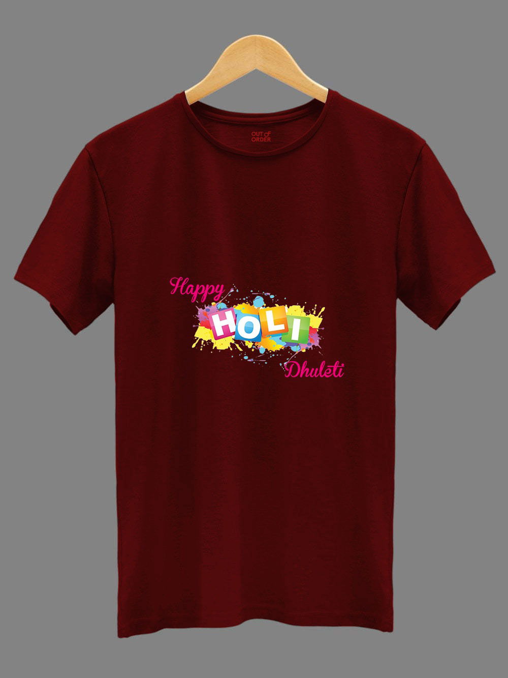 Swara Holi Special Unisex Cotton Holli Special Tshirt Wholesale Shop In Surat
